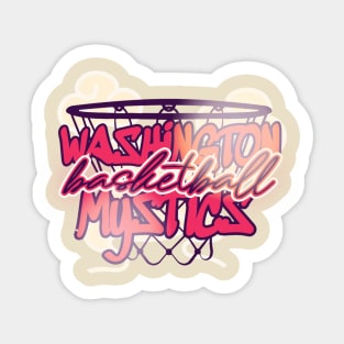 washington mystics basketball Sticker